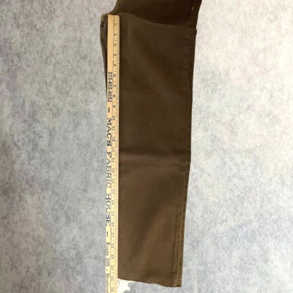 RE/DONE 70s Ultra High Rise Stove Pipe Jeans Womens Size 25 Brown Straight Leg - Picture 15 of 16